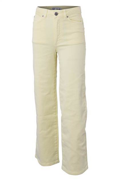 Hound jeans - wide/pastelgul (pige)